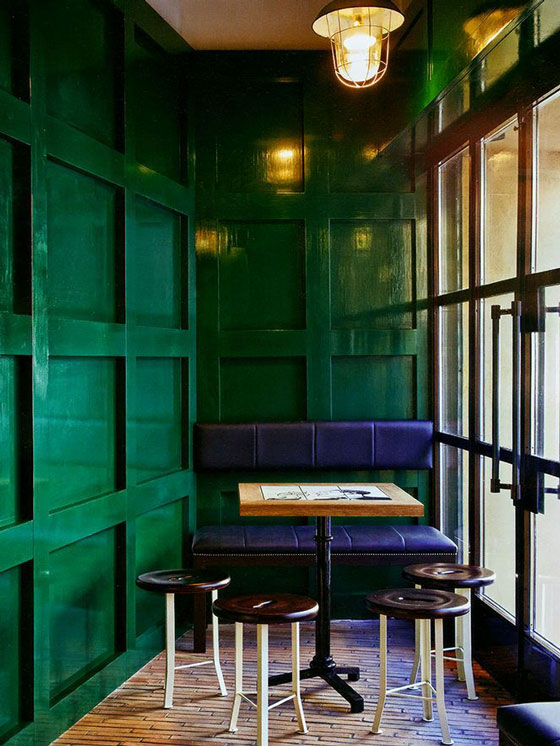 Emerald Green Lacquer Lacquered Walls Livia Mucchi Roberto Lioni Ark Pad